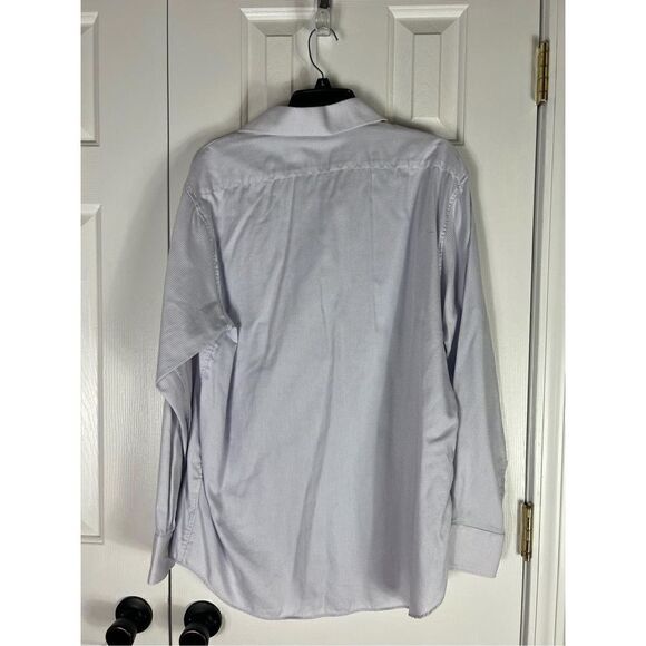 Saks Fifth Avenue Mens Slim Fit Button Down Shirt 18 1/2 34/35 - Picture 3 of 3